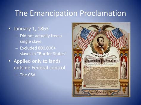 The Emancipation Proclamation and European Reaction